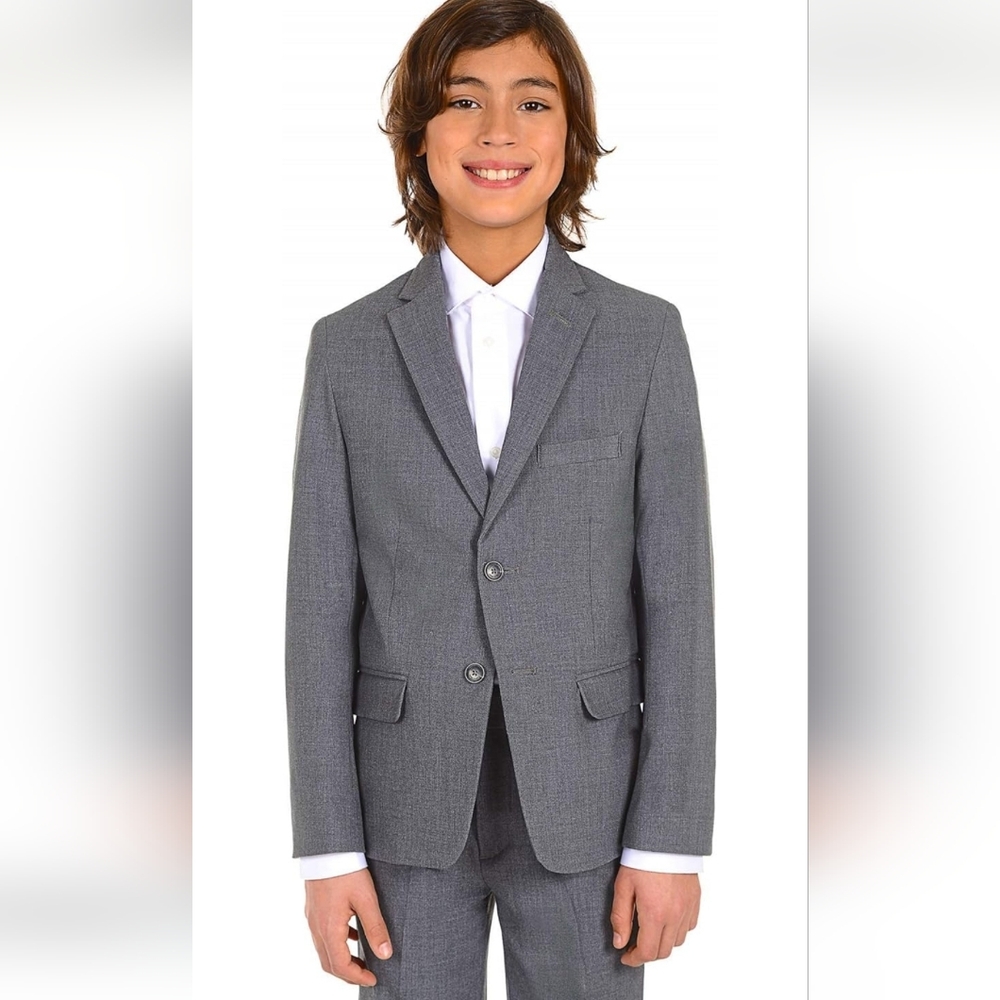 Calvin Klein Kids Gray Blazer 12 Slim